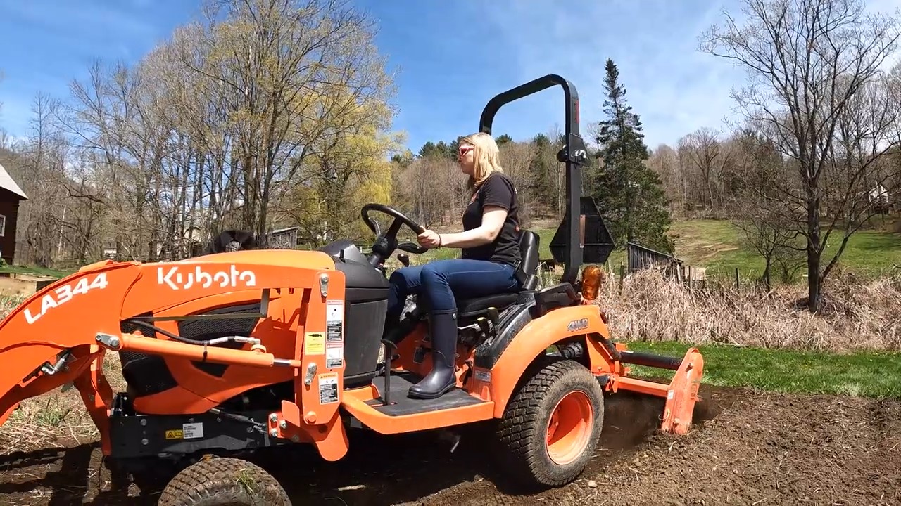 Kubota BX Series Tractor With Land Pride Rototiller Part Two