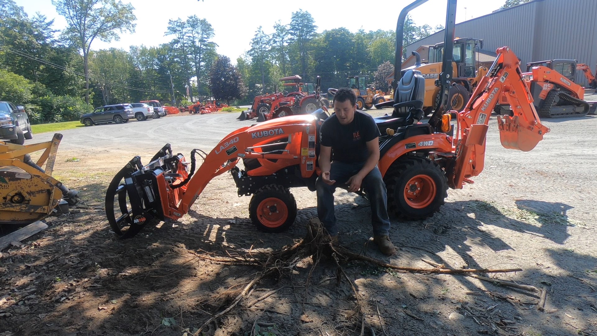 Watch the Kubota BX23S Compact Tractor Transform Our Yard