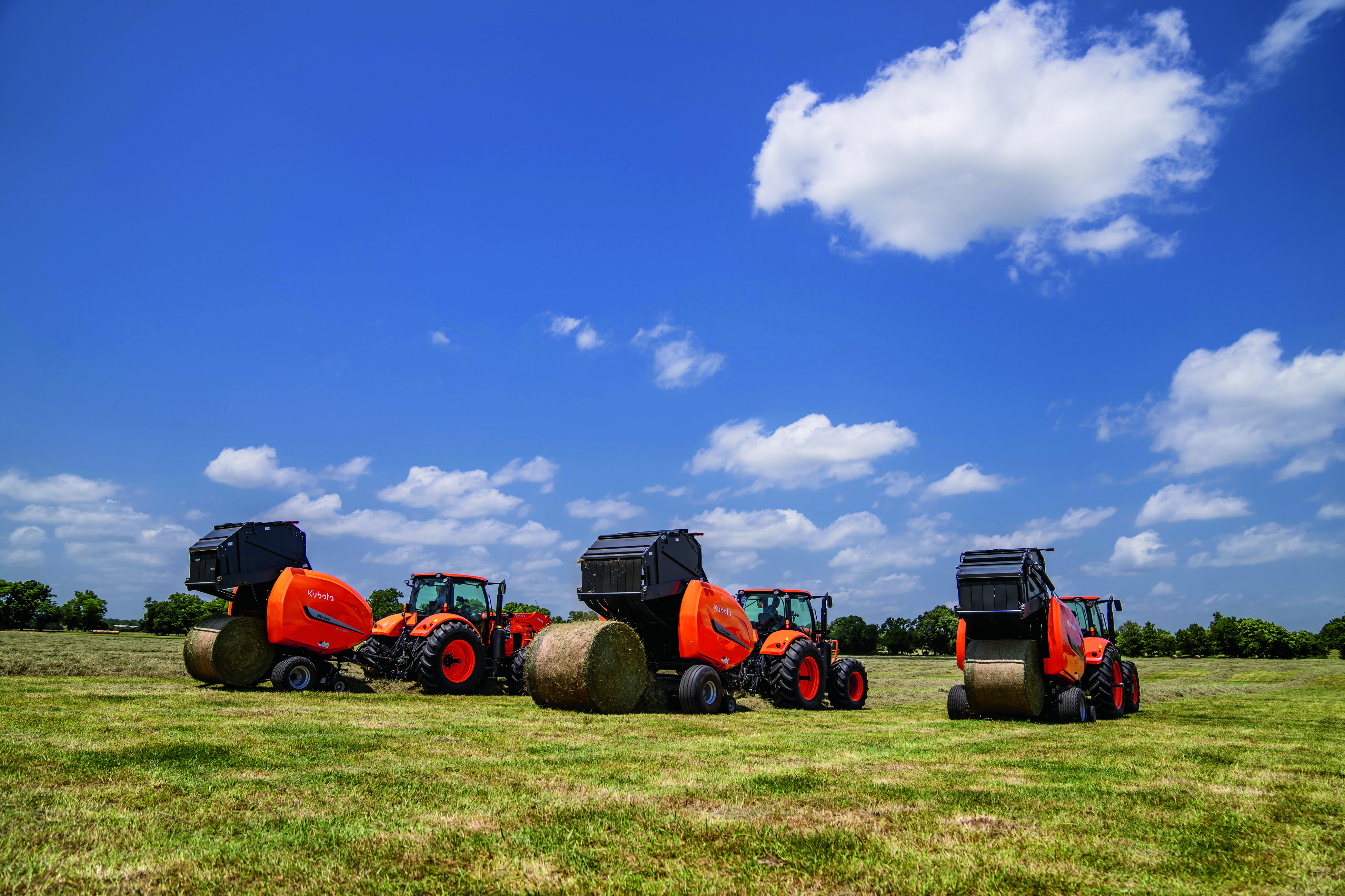 Kubota Agriculture Tractors and Hay Implements