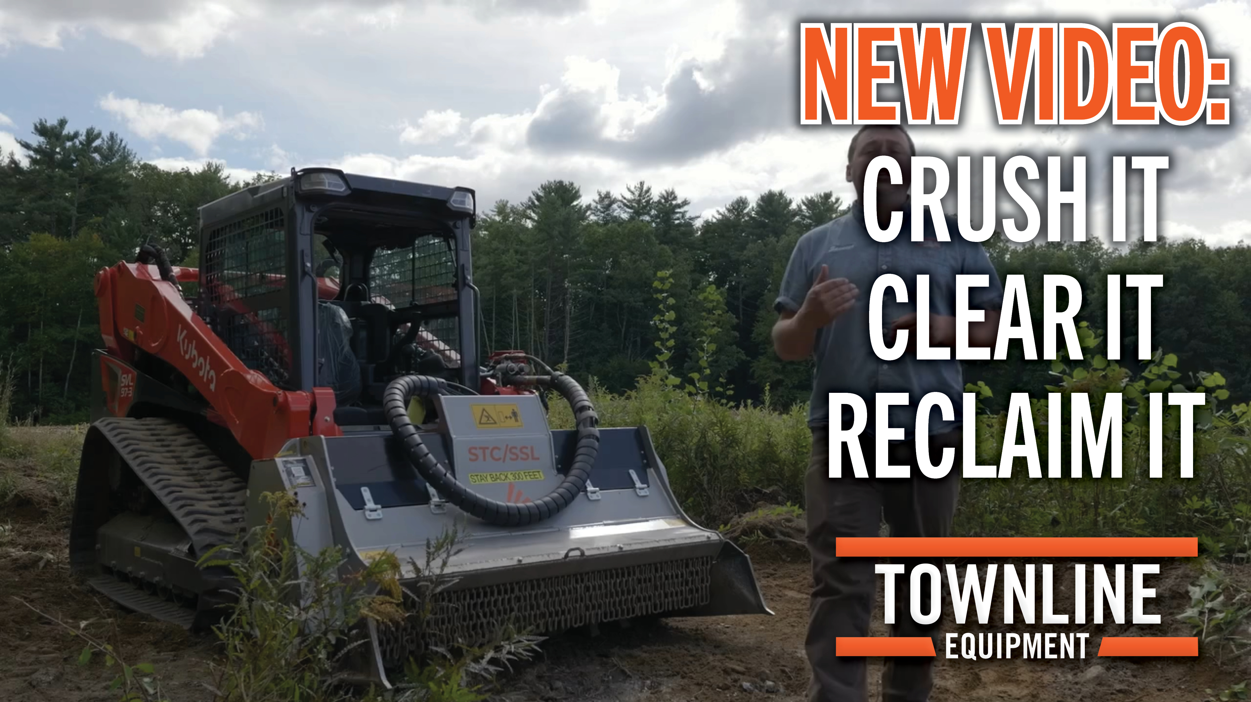 Crush It, Clear It, Reclaim It: Kubota SVL Track Loaders Meet the FAE Stone Crusher