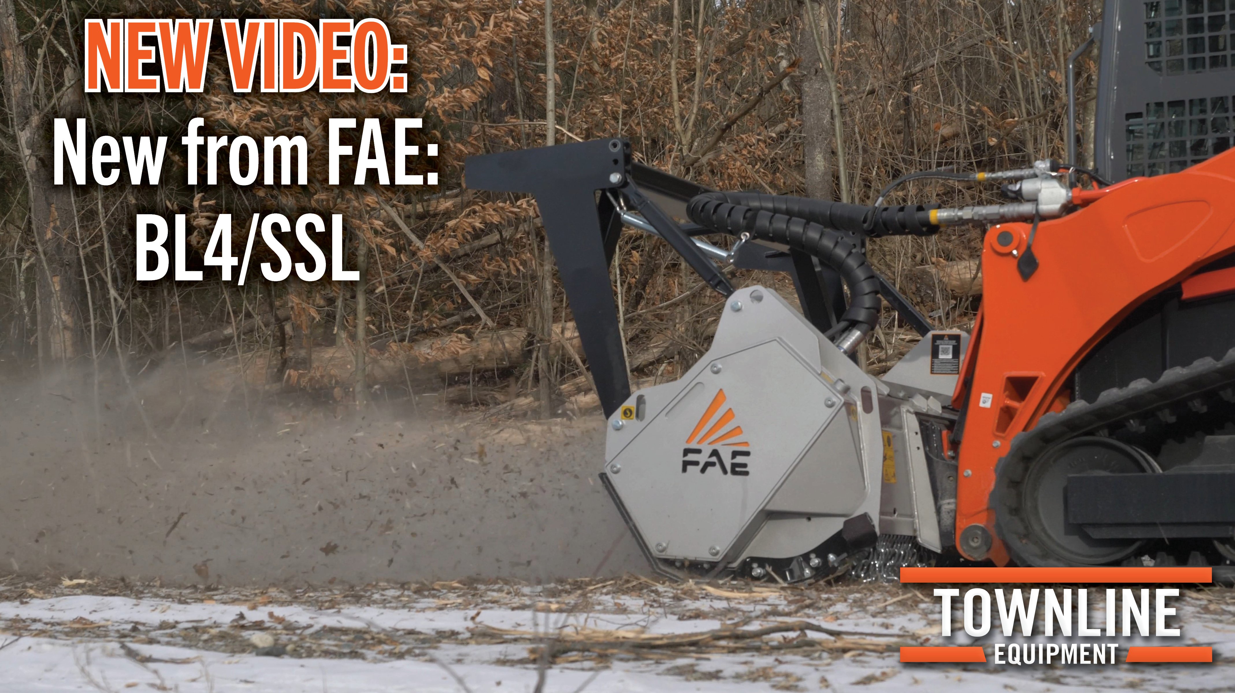 New from FAE: BL4/SSL Forestry Mulcher!