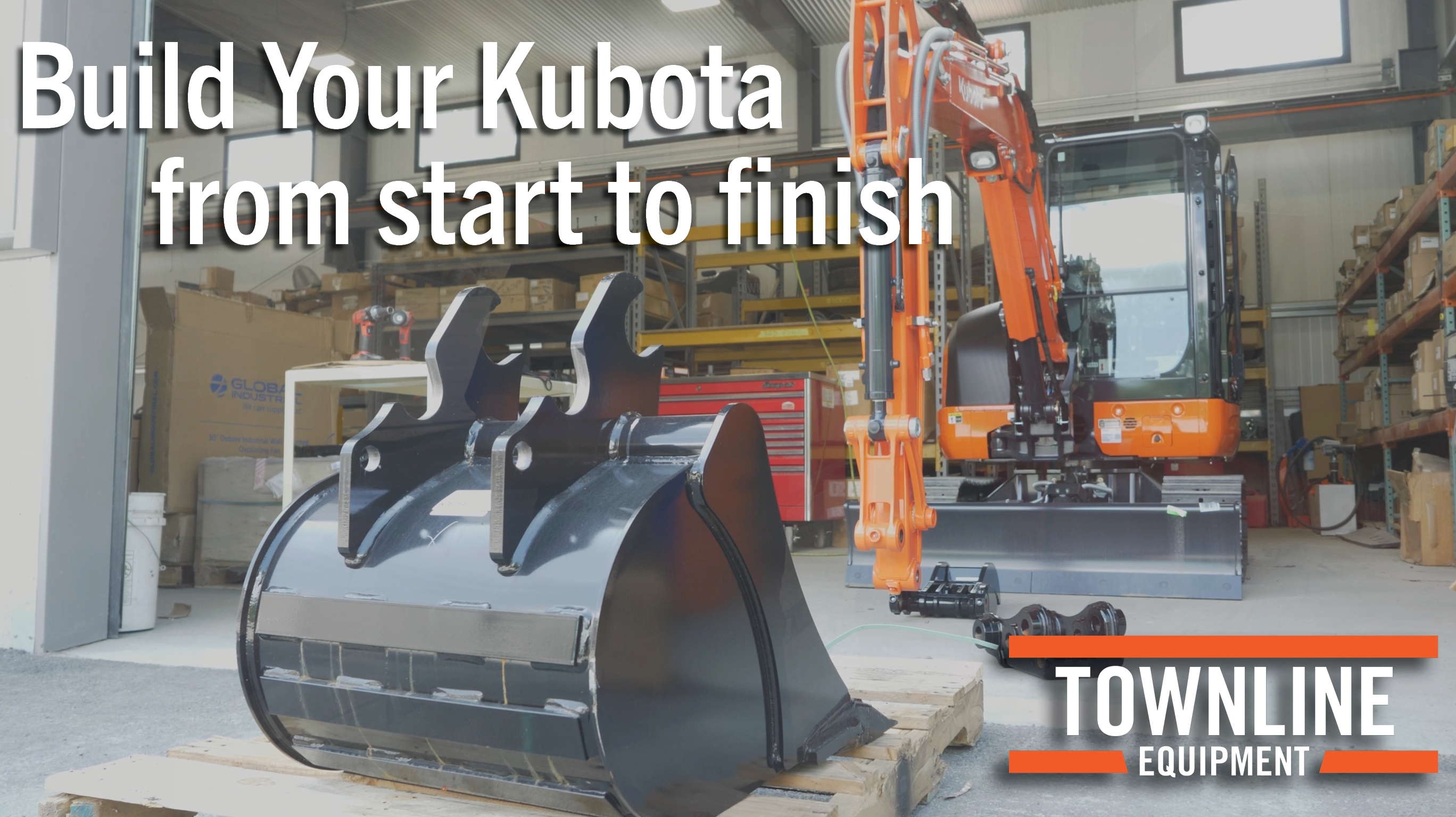 Build Your Kubota Excavator, Your Way