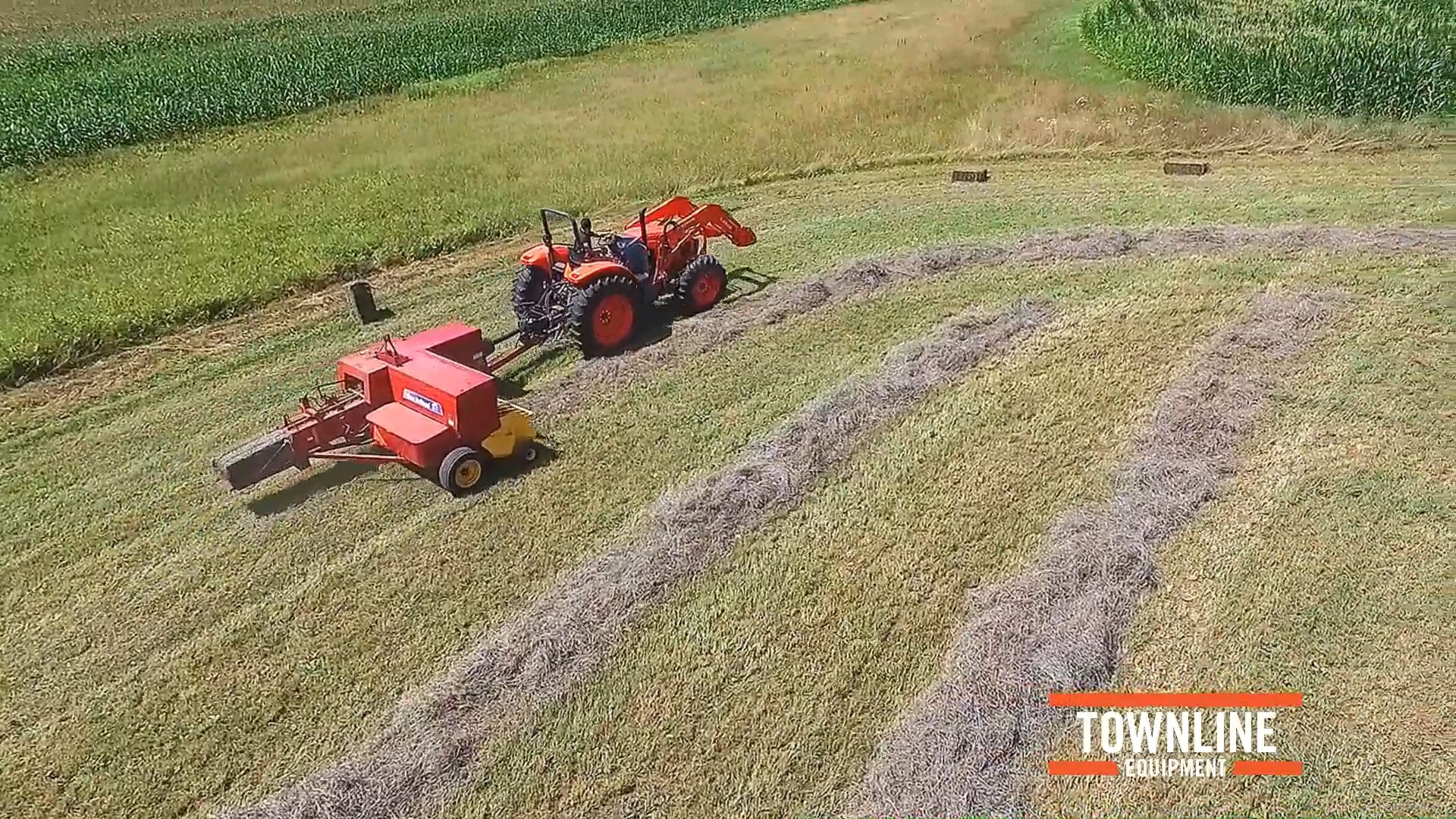 Square Baling with a New Holland BC5070 and Kubota M6-111