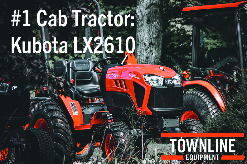 #1 Cab Tractor: Kubota LX2610